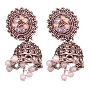 Butterfly Necklace with Jhumka and Clip Combo