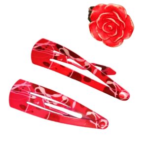 Red Swan Necklace Set Combo