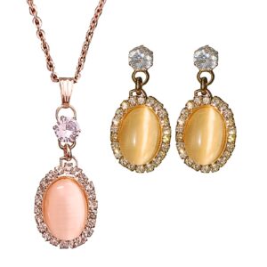 Golden Necklace Chain Set Combo