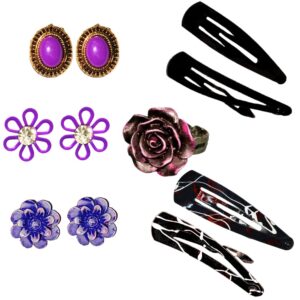 Purple Butterfly Chain Combo Set