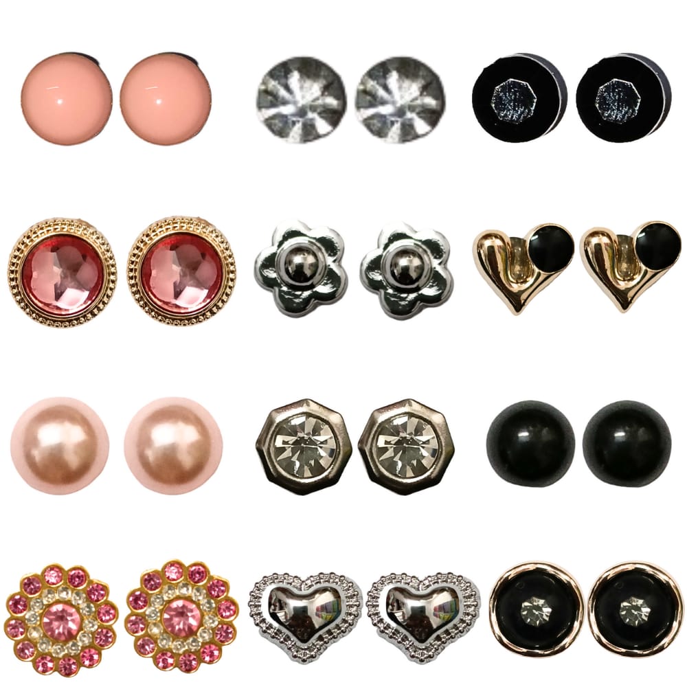 Twelve Stud Earring Combo Set 1
