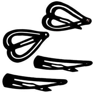 Black Hair Accessories Set Combo