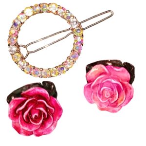 Pink Accessories Combo for Women and Girls