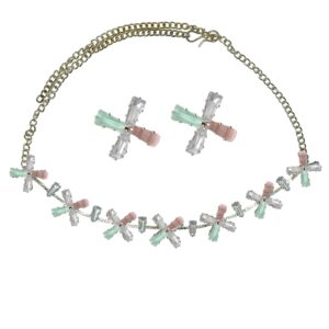 Colorful Choker with Stud Set Combo 1