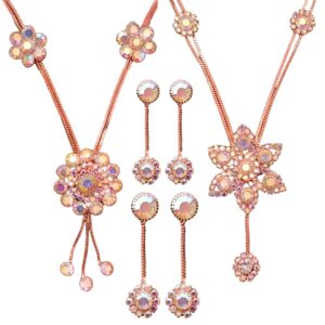 Golden Star with Round Necklace Set Combo 1