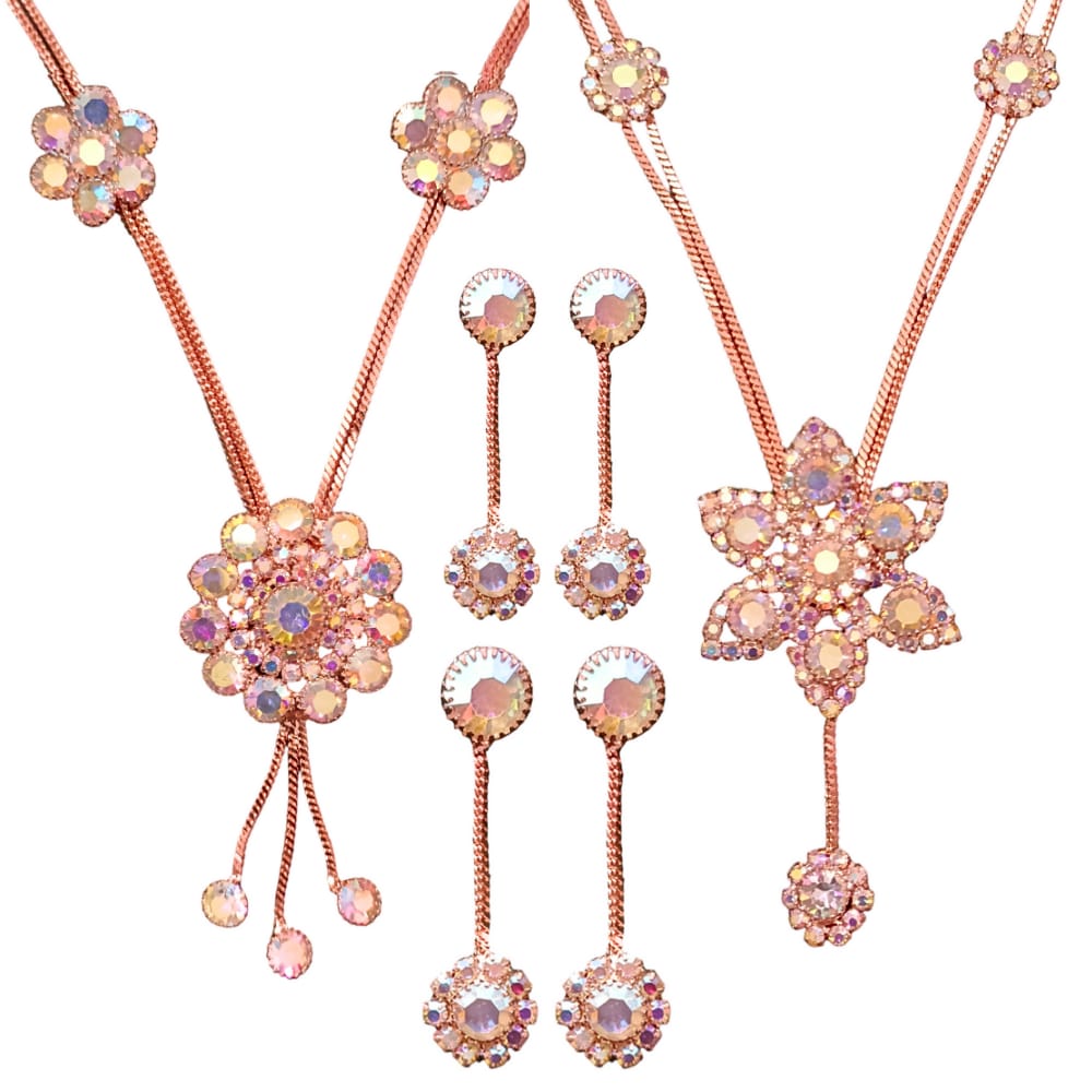 Golden Star with Round Necklace Set Combo 1