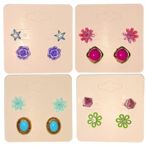 Korean Stud Earring Combo Set
