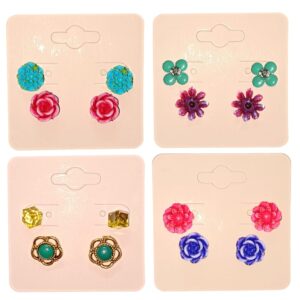 Trending Stud Earrings with Clips and Ring Set