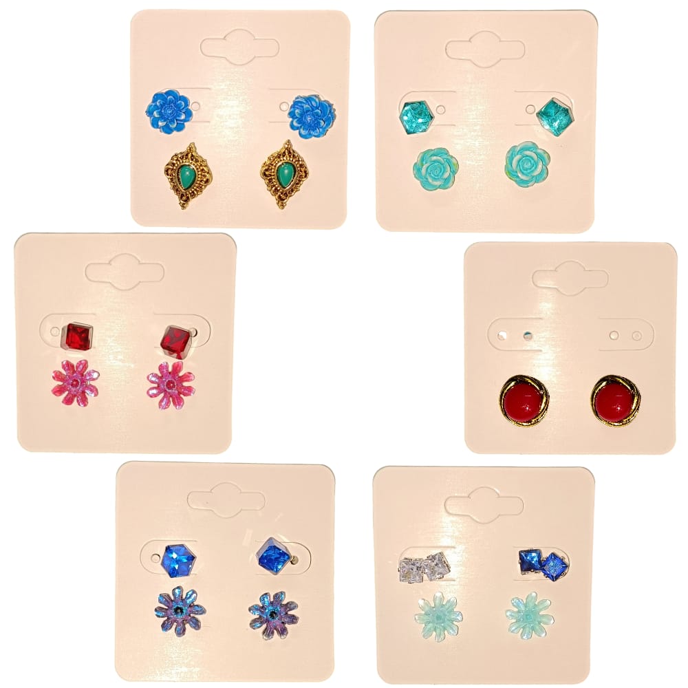 Twelve Stud Earring Combo Set 4