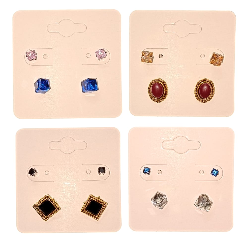 Trending Stud Earrings with Clip and Ring Combo 2