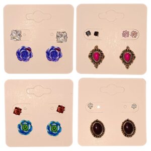 Eleven Earrings with Clips and Ring Combo