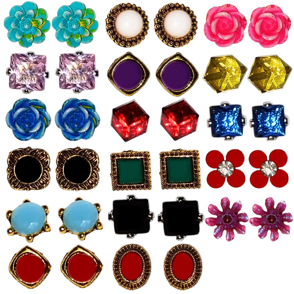 17 Attractive Stud Earring Set Combo 1