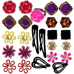 Studs with Clips and Ring Combo 1