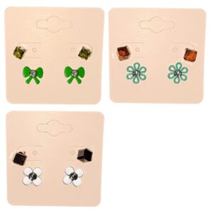 Westurn Stud Earrings with Hair Clips Combo