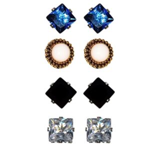 Jhumka with Studs and Hair Clips Combo