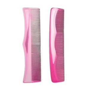 Pink Detangler Combs with a Lice Comb Set