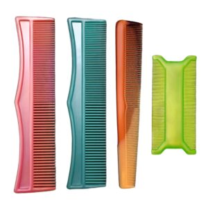 Multicolor Detangler Combs with Lice Comb Combo 1